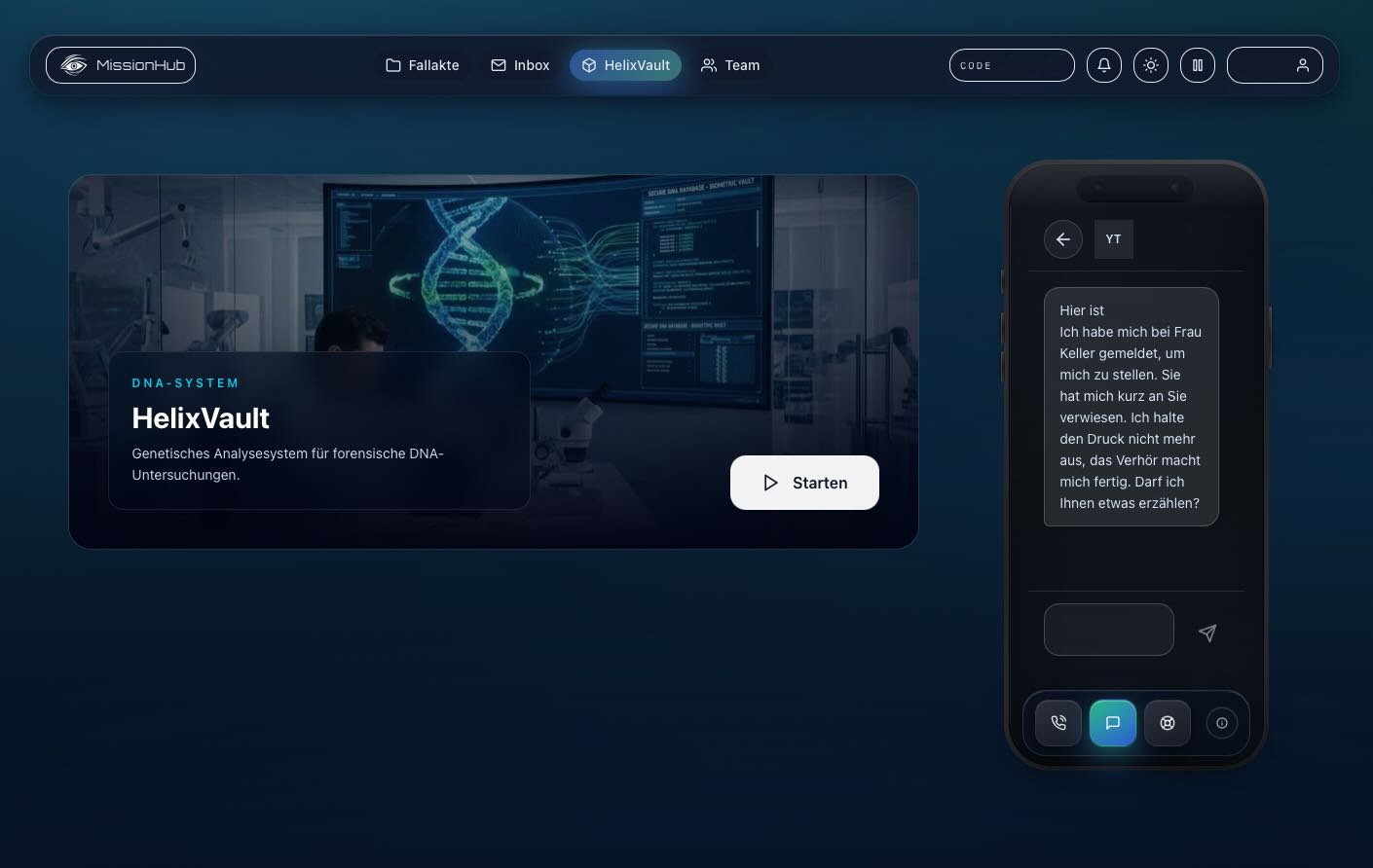 MissionHub Chat mit einem Kontakt